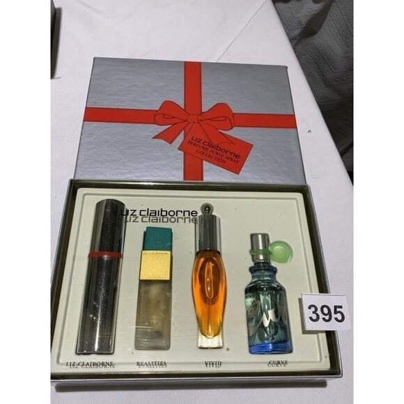 Liz Claiborne Fabulous Four Mini EDT EDP Gift Set Realities Curve Liz Sport - Picture 1 of 2